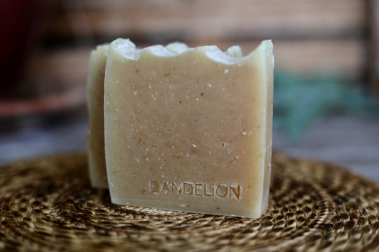 Organic Vegan Soap - Lemongrass, Dandelion and Oat Soap image 1