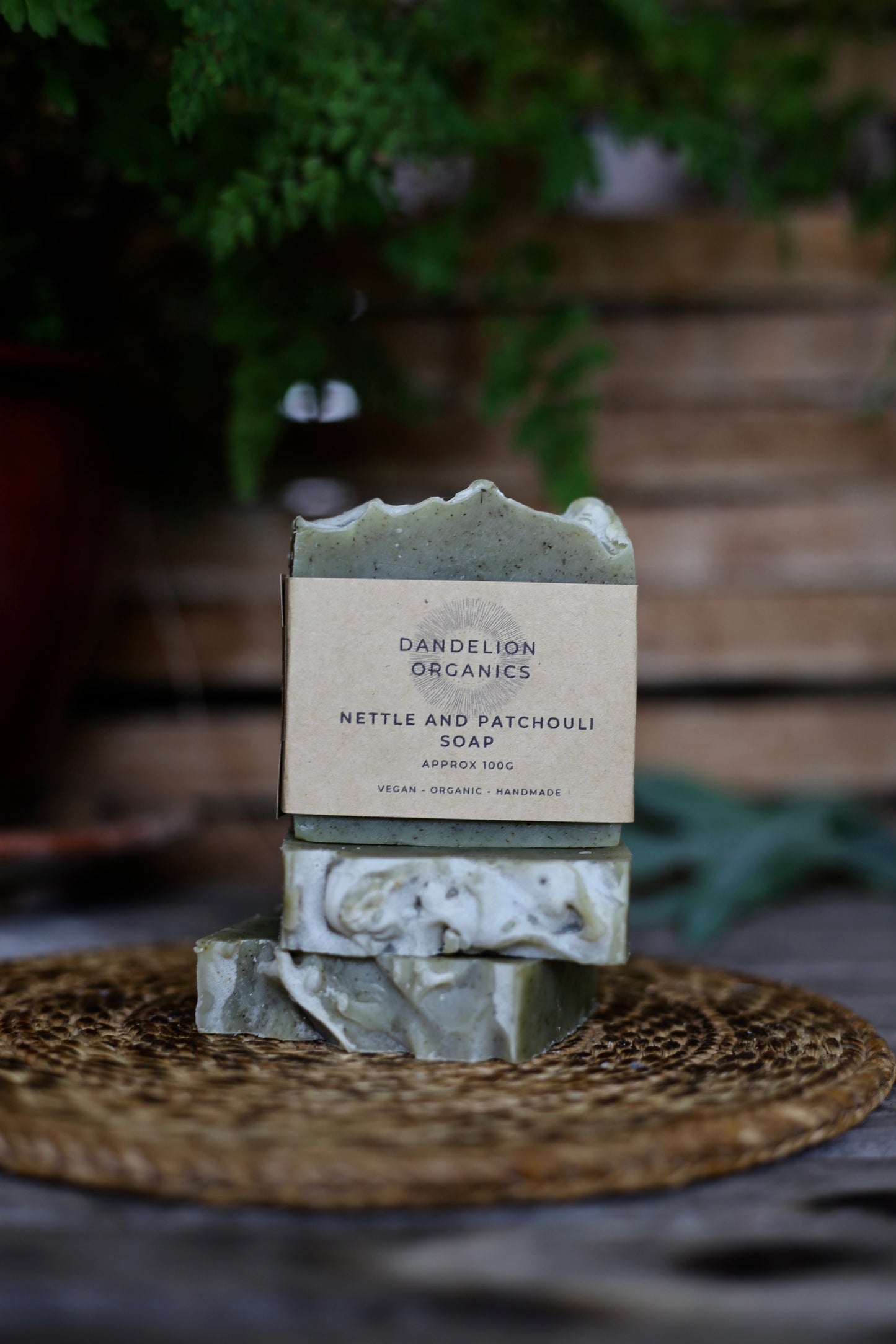 Organic Nettle and Patchouli Soap image 0