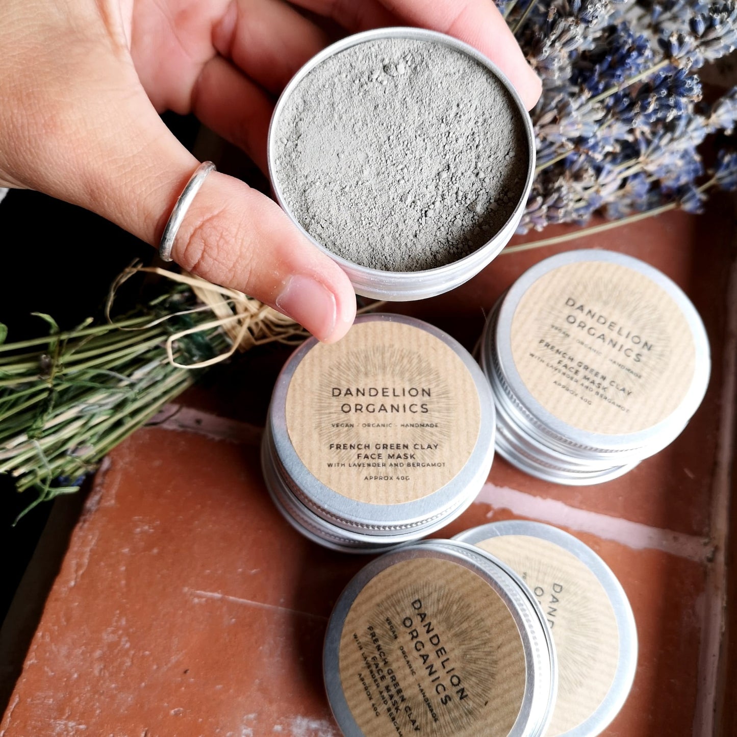 French Green Clay Face Mask image 2