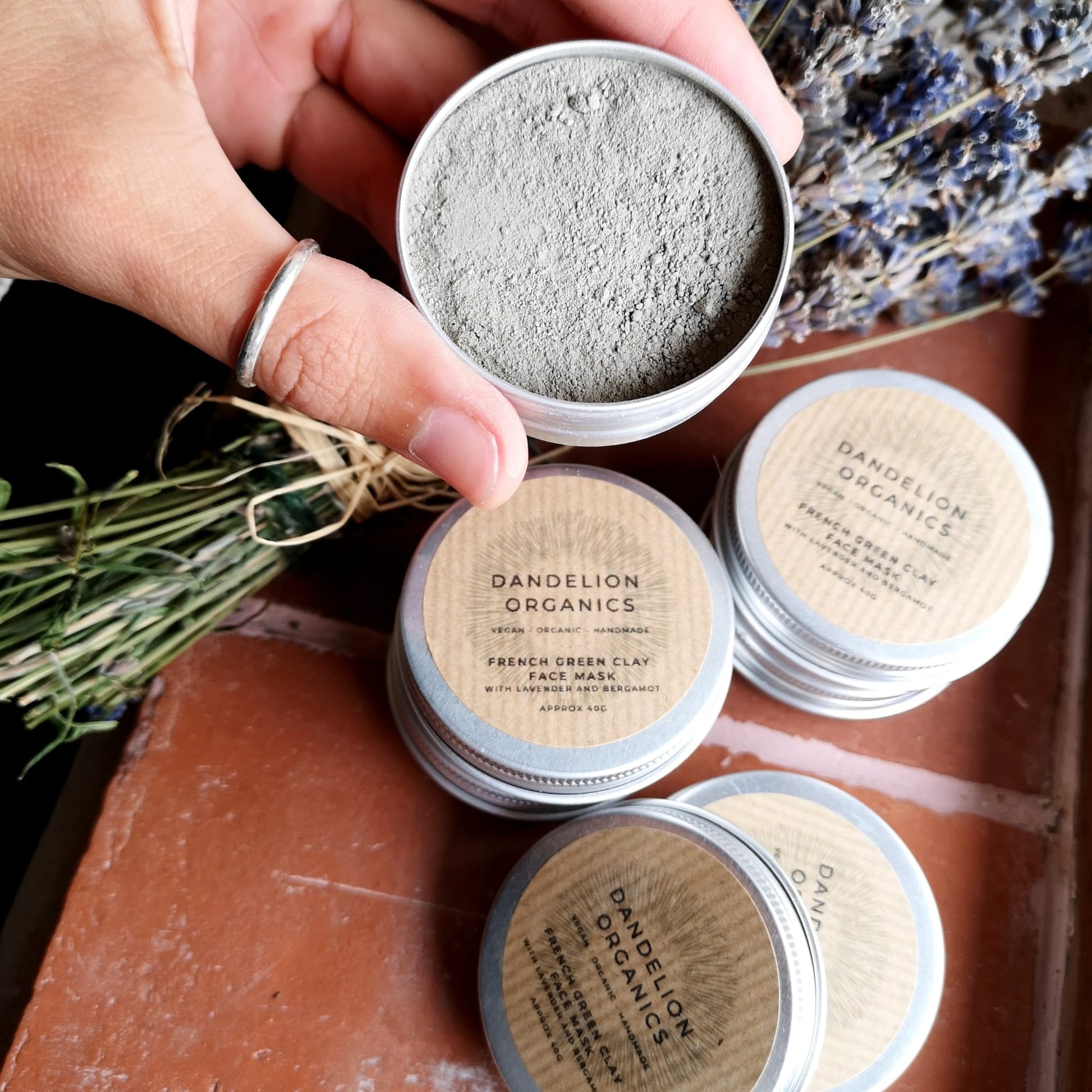 French Green Clay Face Mask image 2