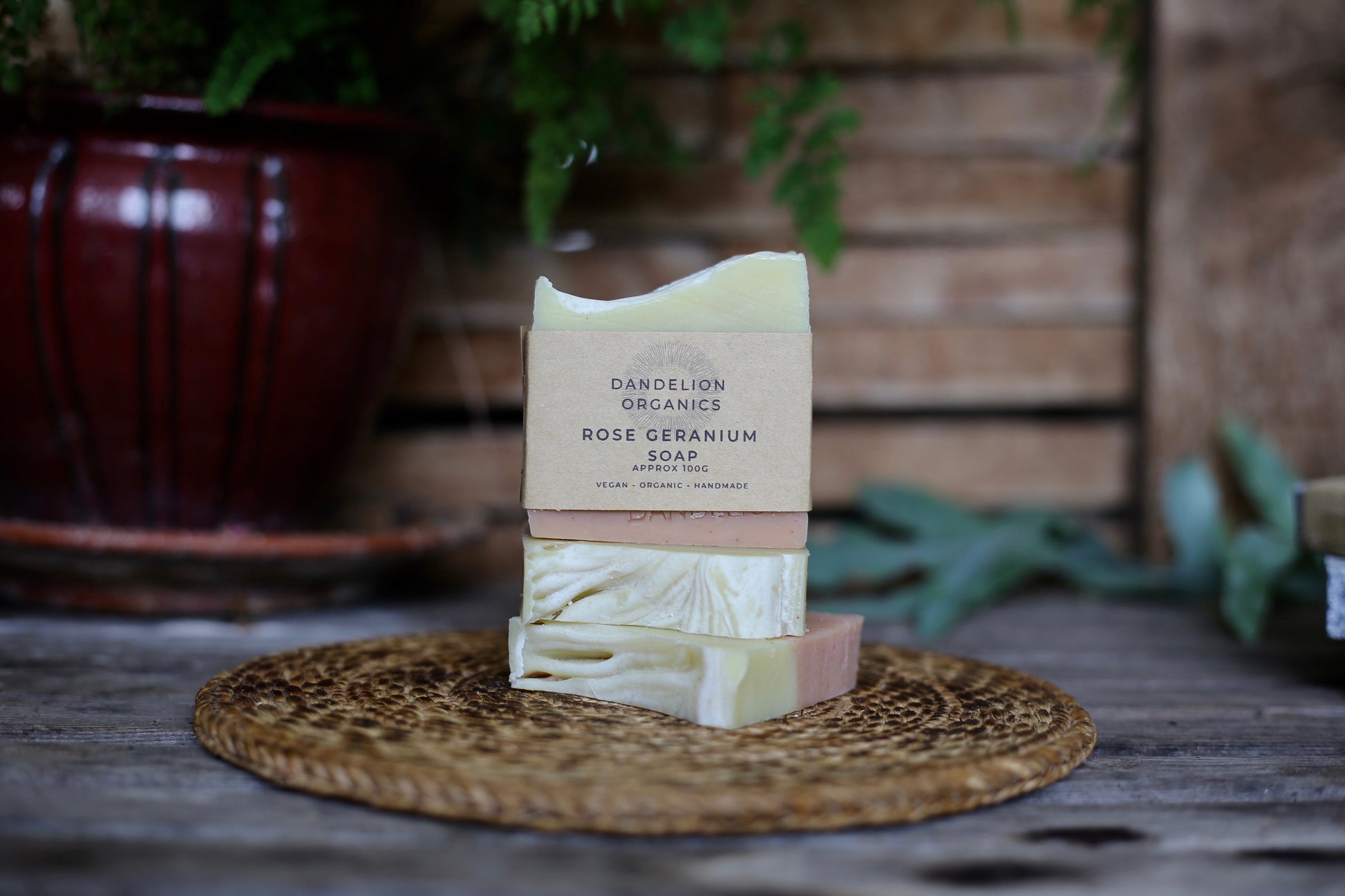 Rose Geranium Organic Soap image 0