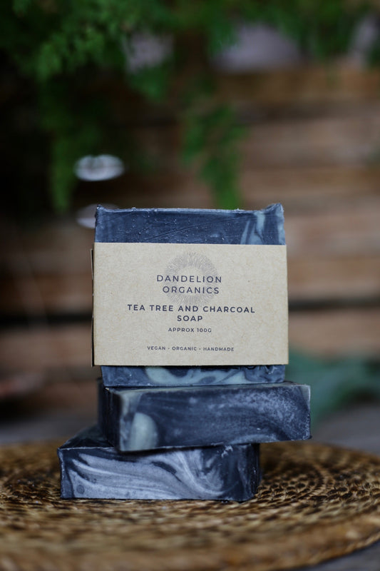 Organic Tea Tree and Charcoal Soap image 0
